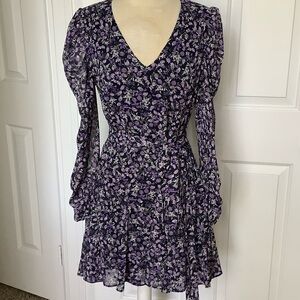 ASTR the Label Floral Purple Dress. Size S.